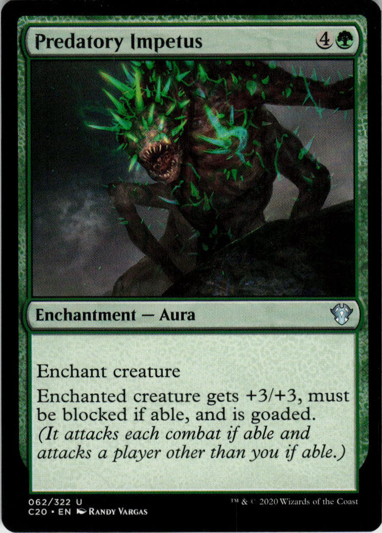 Predatory Impetus - Commander 2020 #62 - Near Mint - Normal