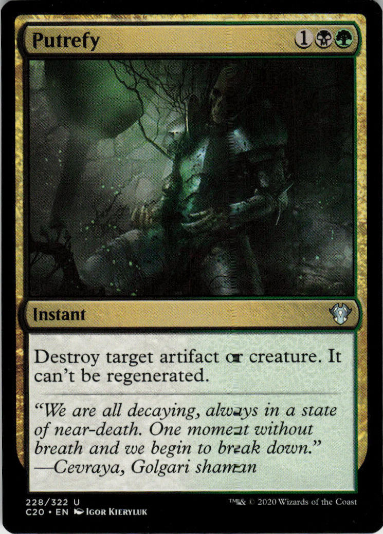 Putrefy - Commander 2020 #228 - Near Mint - Normal