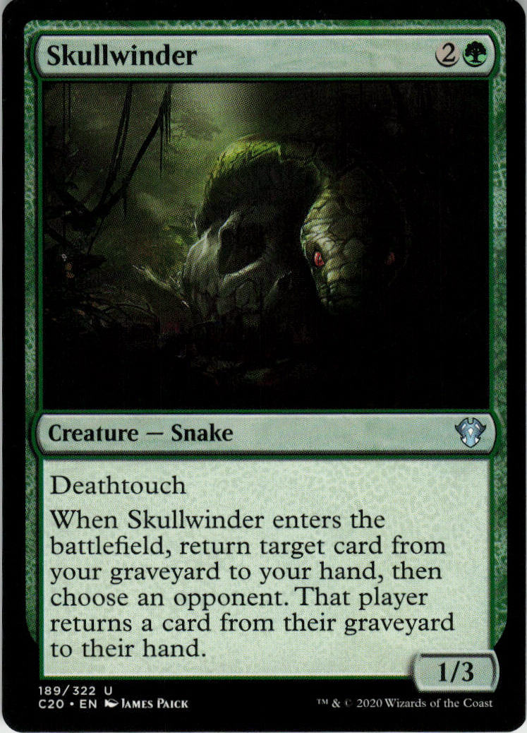 Skullwinder - Commander 2020 #189 - Near Mint - Normal