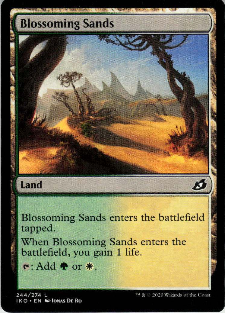 Blossoming Sands - Ikoria: Lair of Behemoths #244 - Near Mint - Normal
