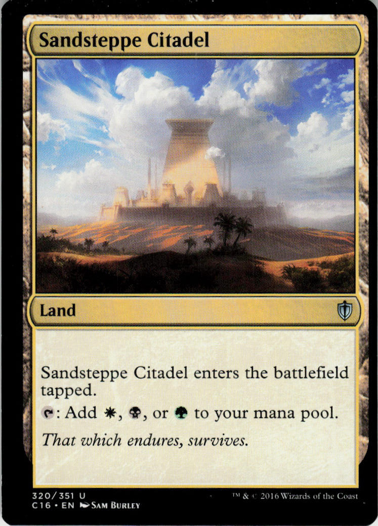 Sandsteppe Citadel - Commander 2016 #320 - Near Mint - Normal
