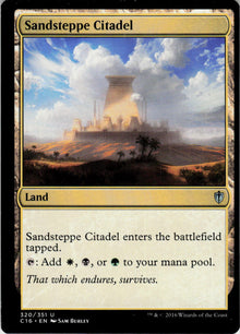 Sandsteppe Citadel - Commander 2016 #320 - Near Mint - Normal
