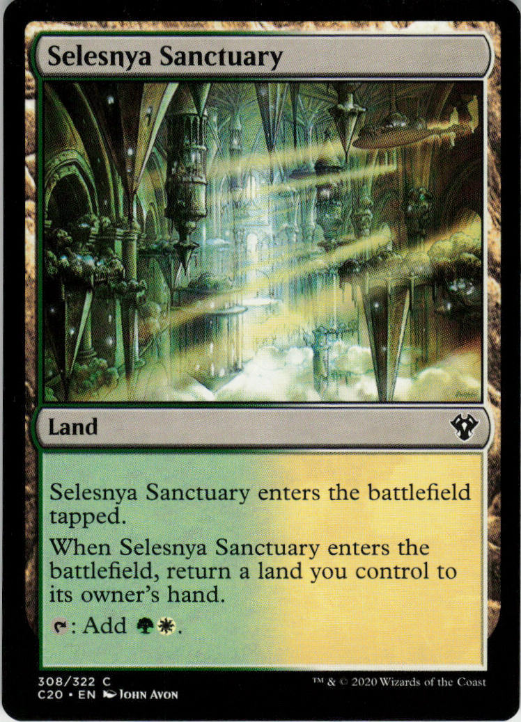 Selesnya Sanctuary - Commander 2020 #308 - Near Mint - Normal