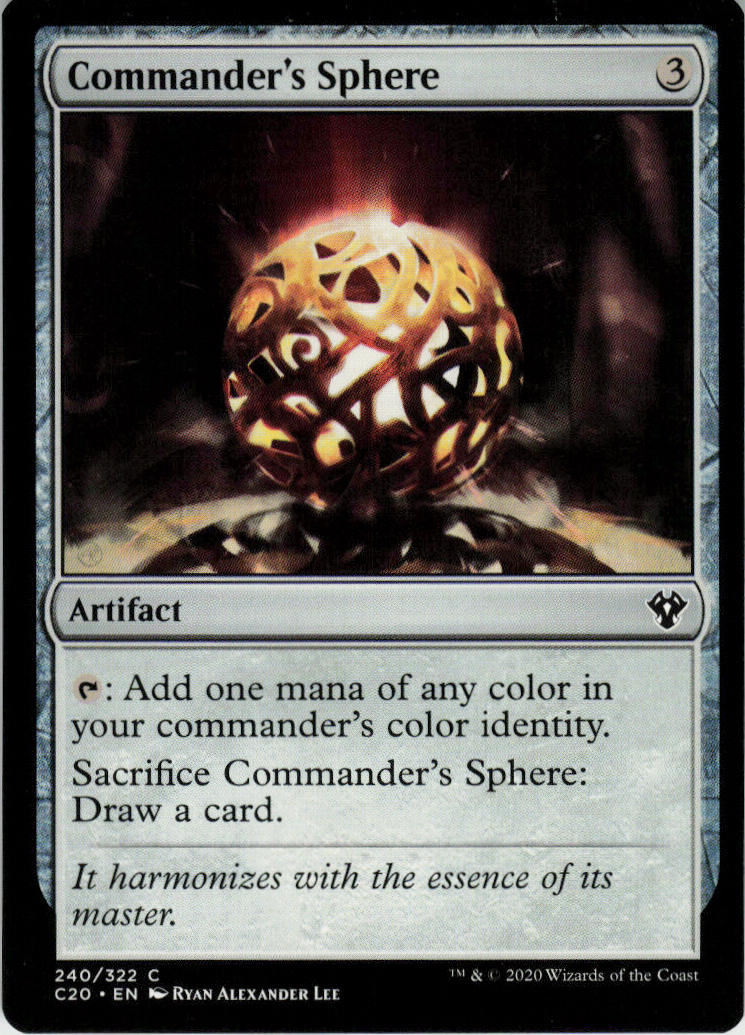 Commander's Sphere - Commander 2020 #240 - Near Mint - Normal