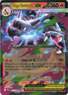 Mega Charizard X ex - Phantasmal Flames #013/94 - Lightly Played - Holofoil