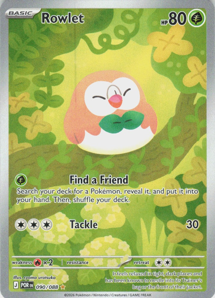 Rowlet - Perfect Order #090/88 - Near Mint - Holofoil