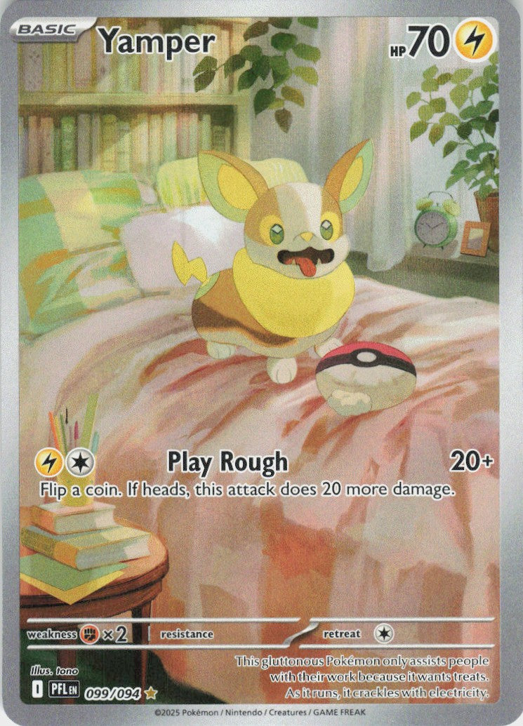 Yamper - Phantasmal Flames #099/94 - Near Mint - Holofoil