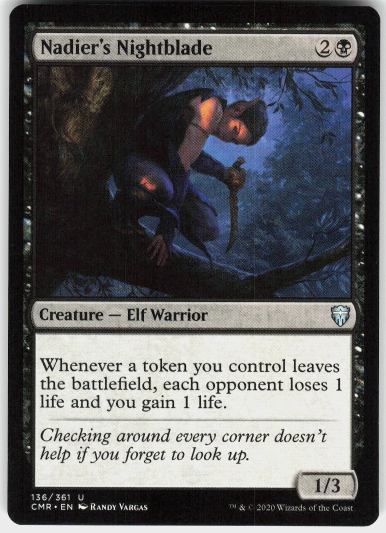 Nadier's Nightblade #136 NM