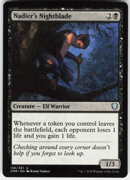 Nadier's Nightblade #136 NM