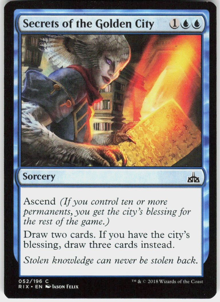 Secrets of the Golden City #52 NM