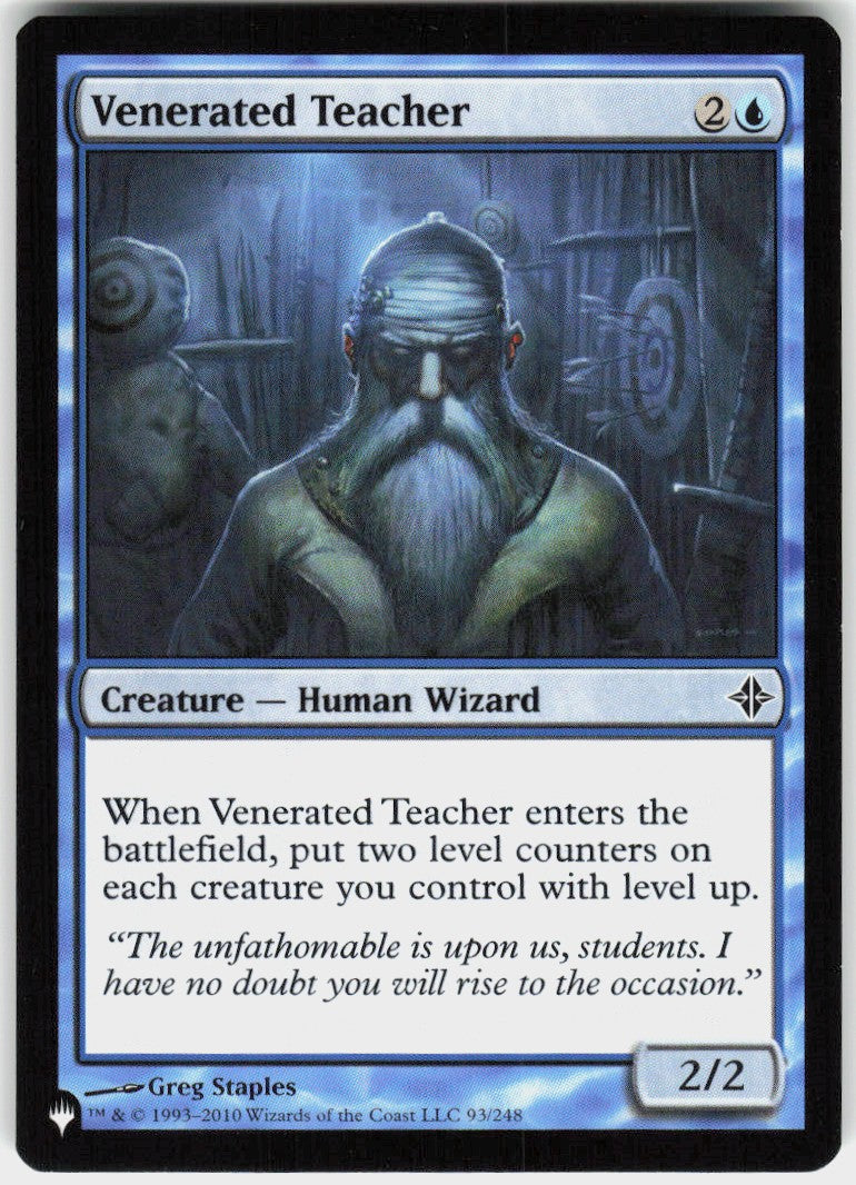 Venerated Teacher #93 NM