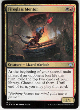 Fireglass Mentor #213 NM