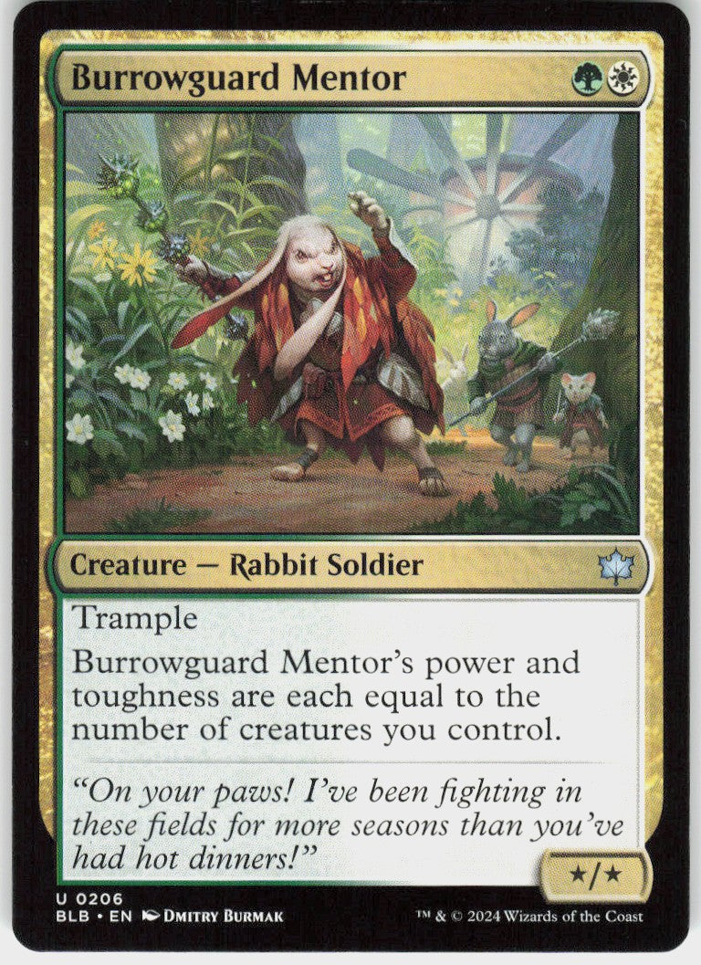 Burrowguard Mentor #206 NM