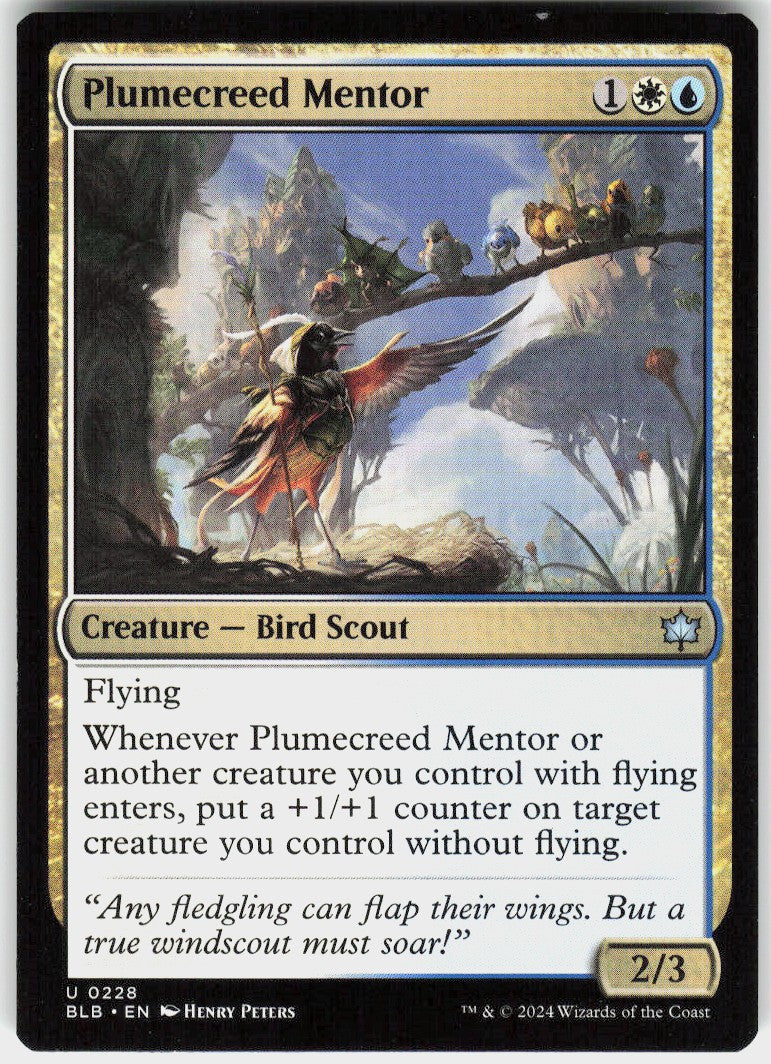 Plumecreed Mentor #228 NM