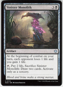 Sinister Monolith #113 NM