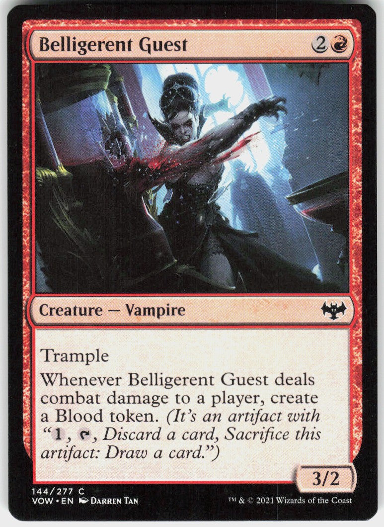 Belligerent Guest #144 NM