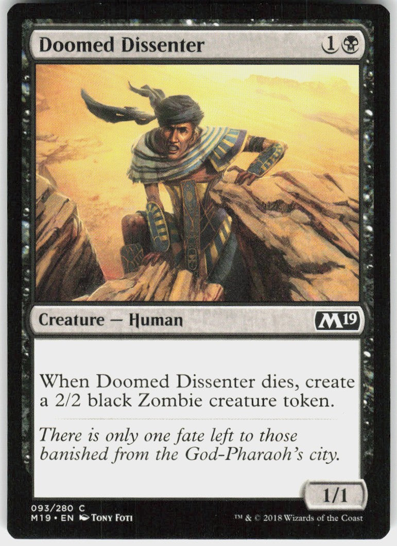 Doomed Dissenter #93 NM