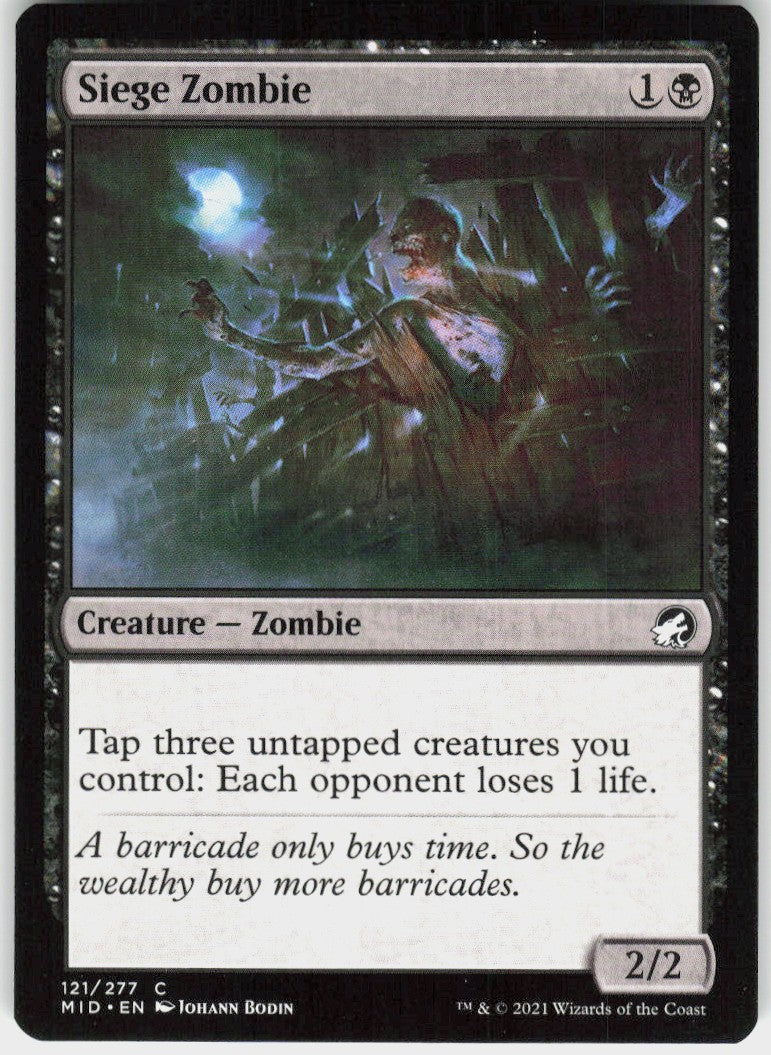 Siege Zombie #121 NM