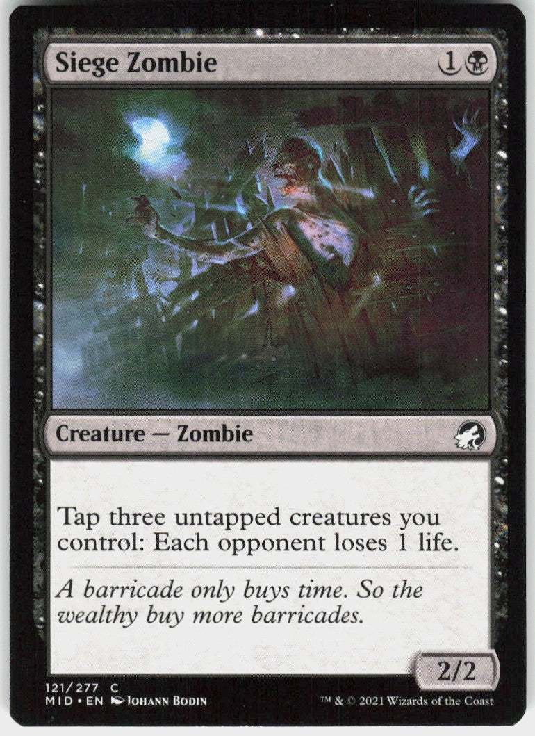 Siege Zombie #121 NM