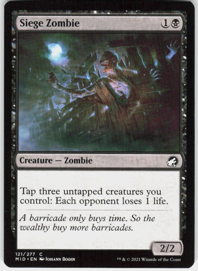 Siege Zombie #121 NM