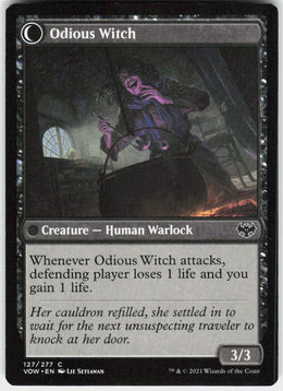 Ragged Recluse // Odious Witch #127 NM