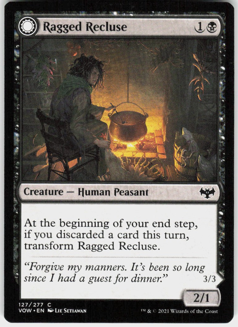 Ragged Recluse // Odious Witch #127 NM