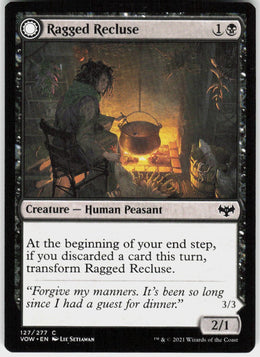 Ragged Recluse // Odious Witch #127 NM