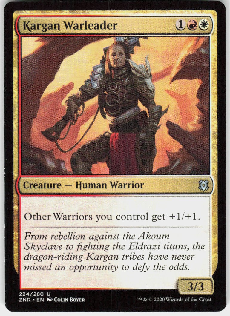 Kargan Warleader #224 NM