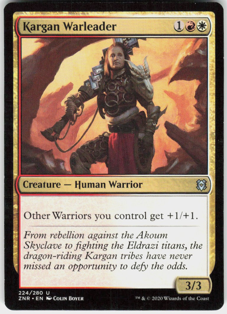 Kargan Warleader #224 NM