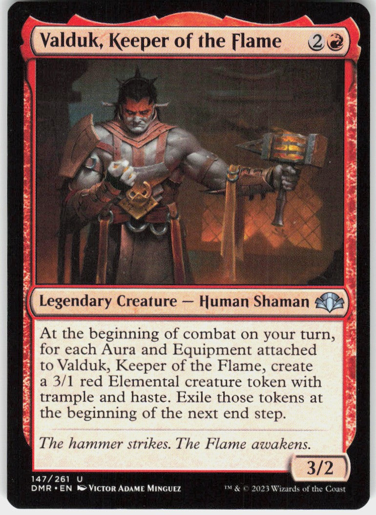 Valduk, Keeper of the Flame #147 NM