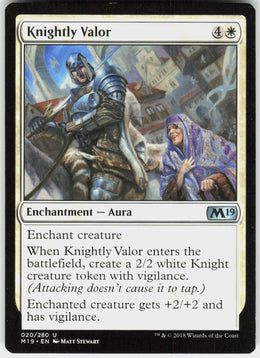 Knightly Valor #20 NM