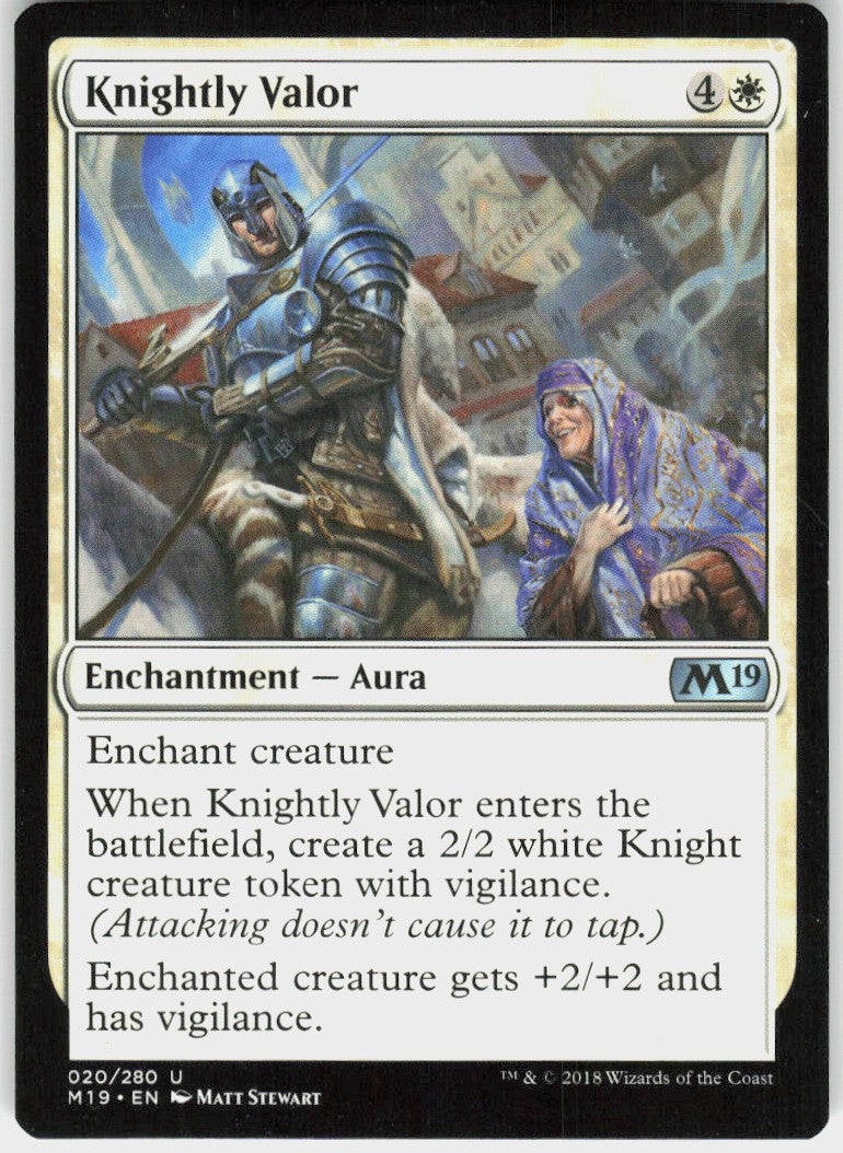 Knightly Valor #20 NM