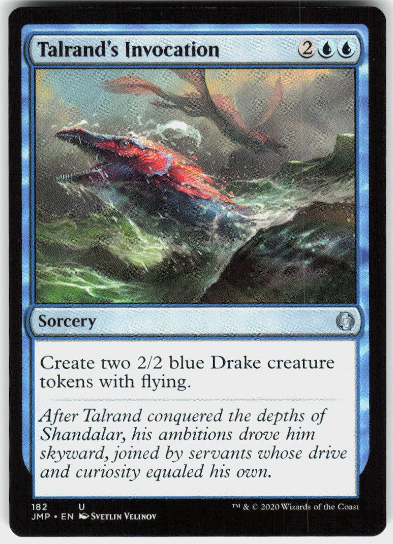 Talrand's Invocation #182 NM