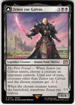 Zenos yae Galvus // Shinryu, Transcendent Rival #127 NM