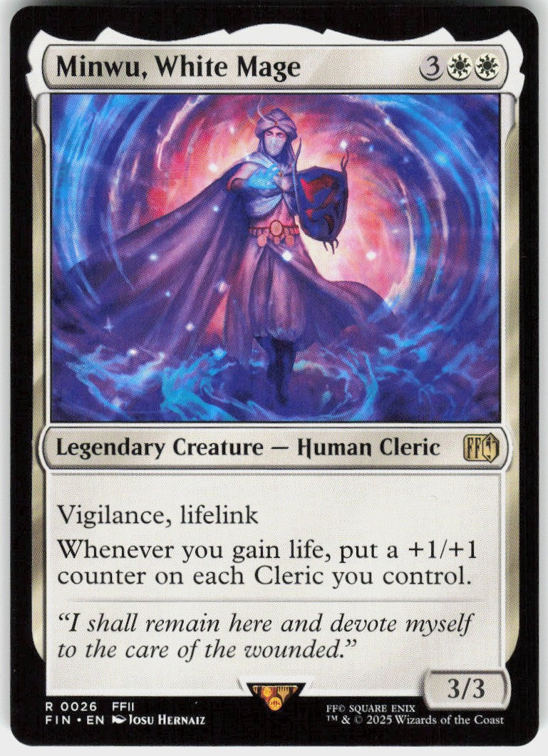 Minwu, White Mage #26 NM