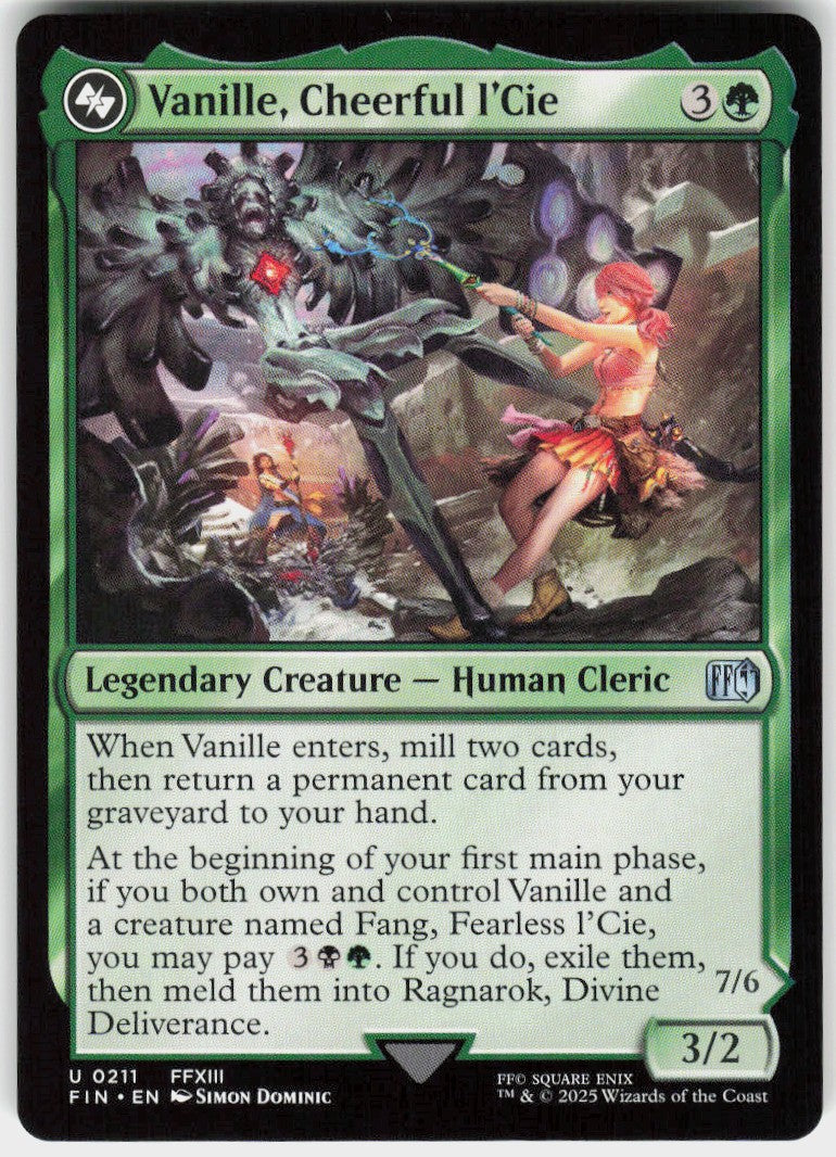 Vanille, Cheerful l'Cie #211 NM