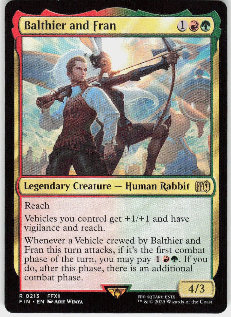 Balthier and Fran #213 NM