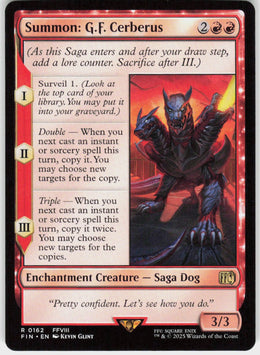 Summon: G.F. Cerberus #162 NM