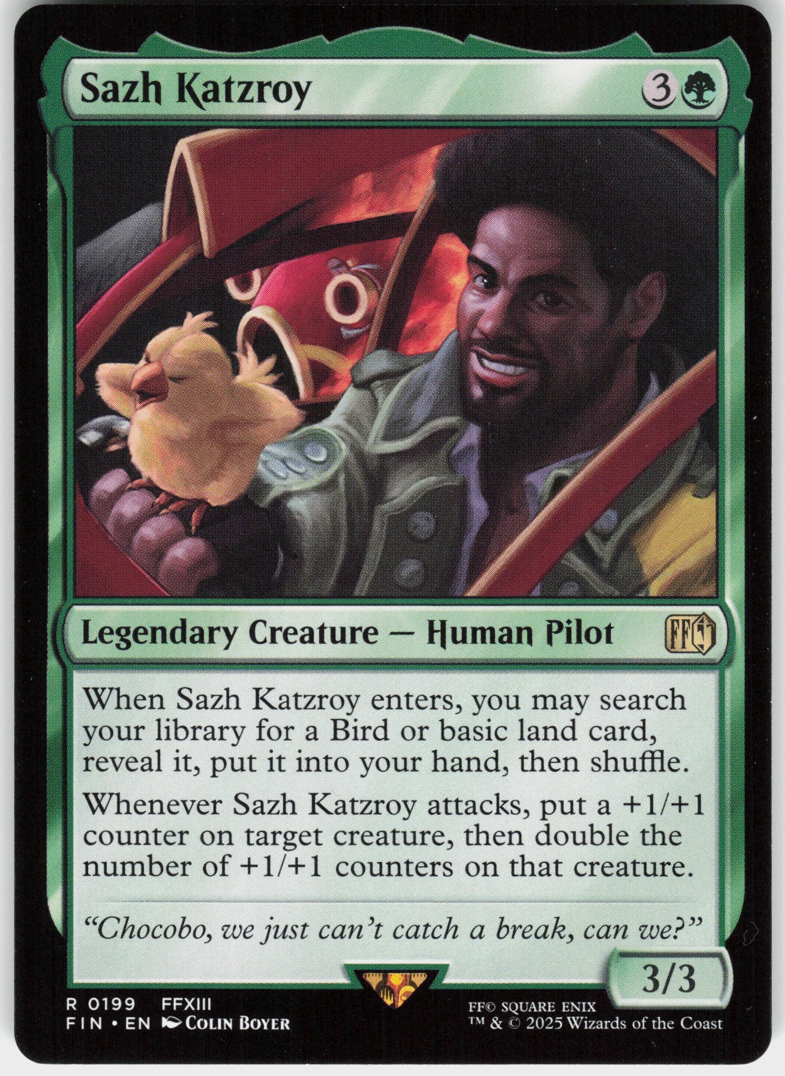 Sazh Katzroy #199 NM