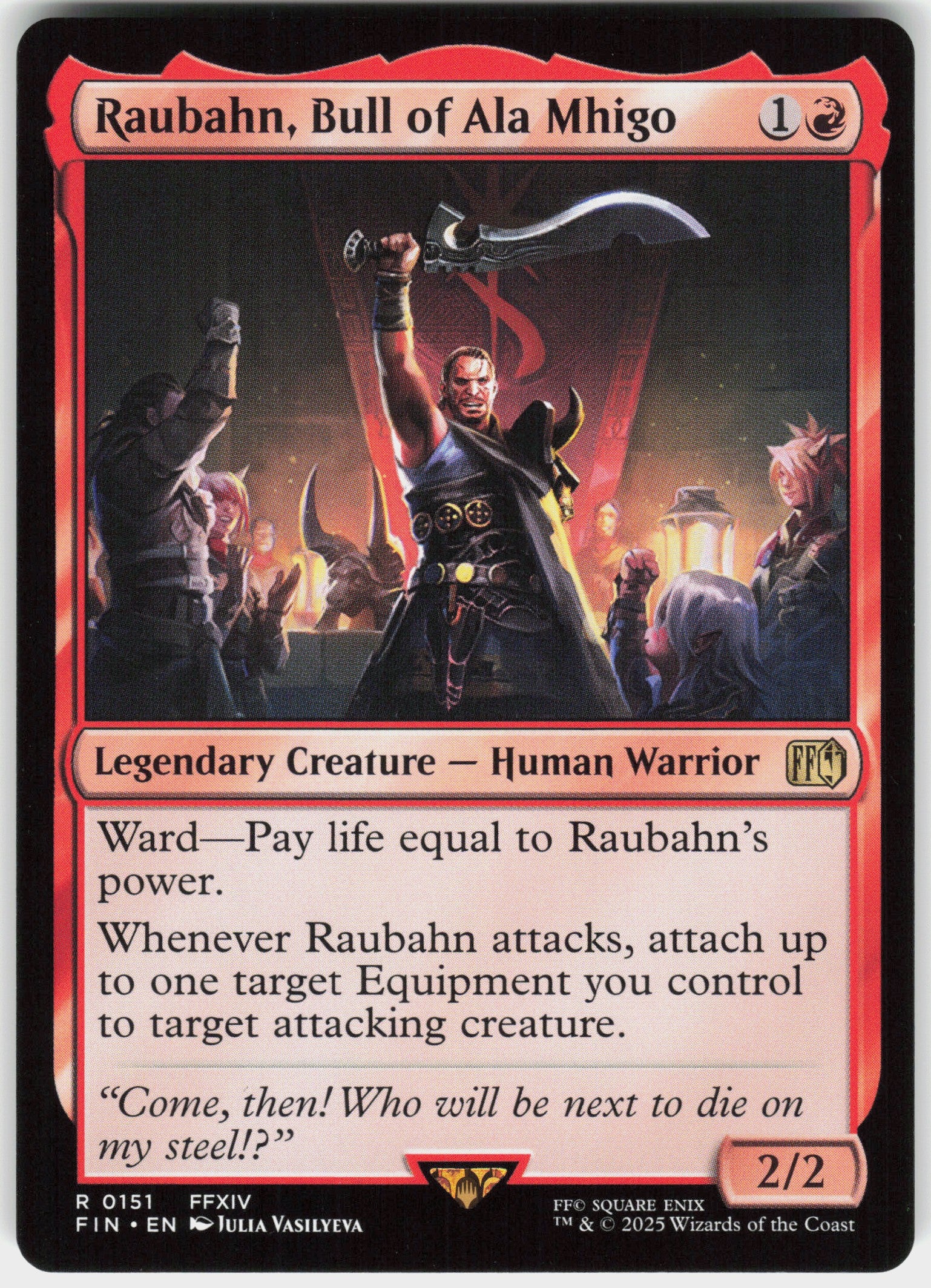 Raubahn, Bull of Ala Mhigo #151 NM