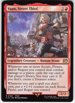 Vaan, Street Thief #168 NM
