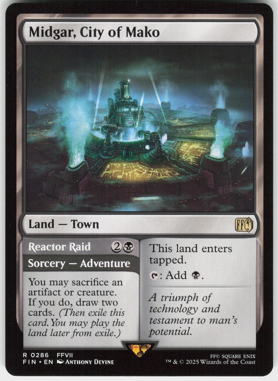 Midgar, City of Mako // Reactor Raid #286 Non-Foil