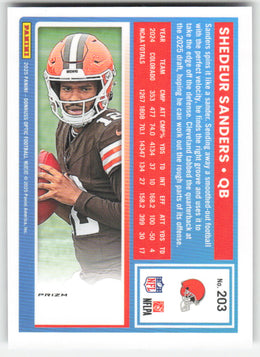 Shedeur Sanders [Stars] #203 Non-Foil