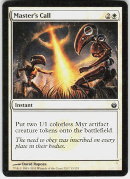 Master's Call #13 NM