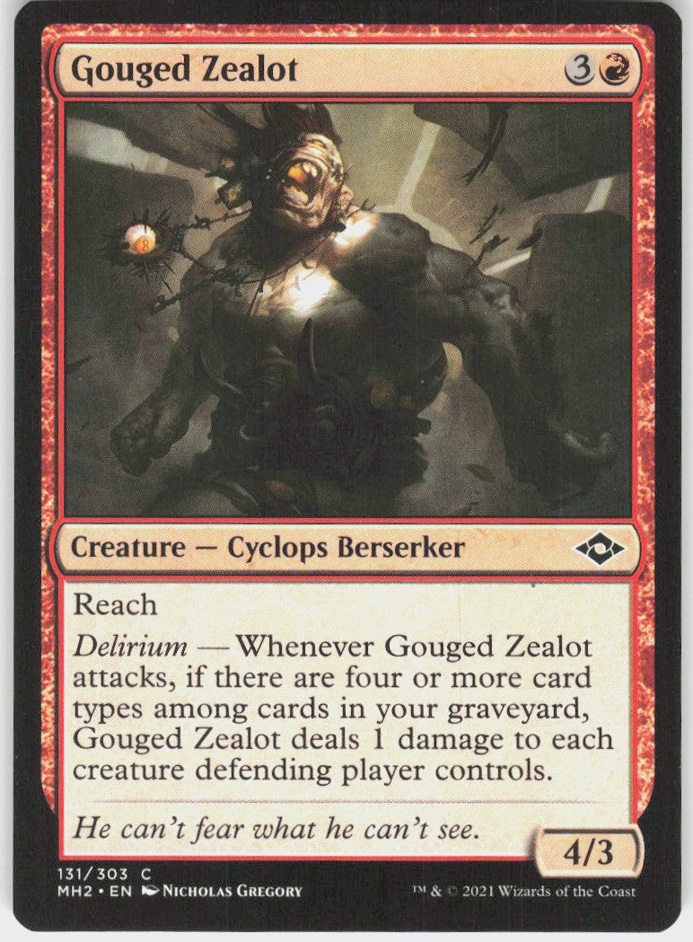 Gouged Zealot #131 NM