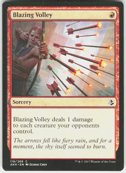 Blazing Volley #119 NM