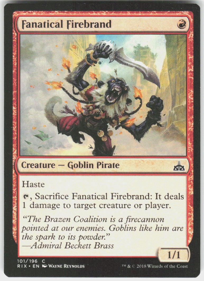 Fanatical Firebrand #101 NM