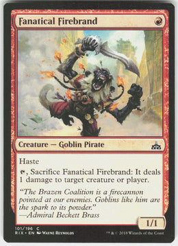Fanatical Firebrand #101 NM