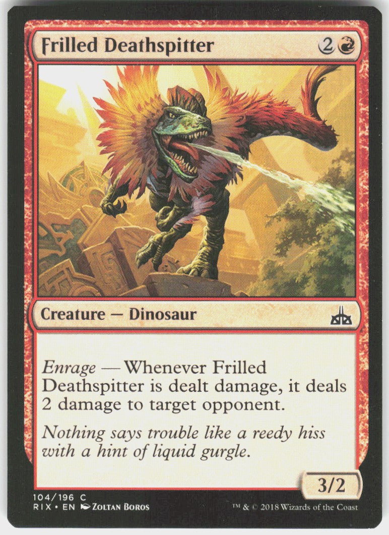 Frilled Deathspitter #104 NM