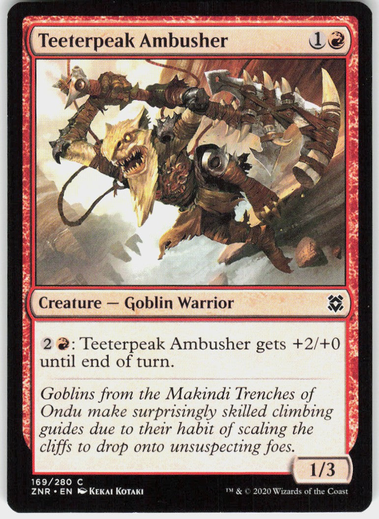 Teeterpeak Ambusher #169 NM